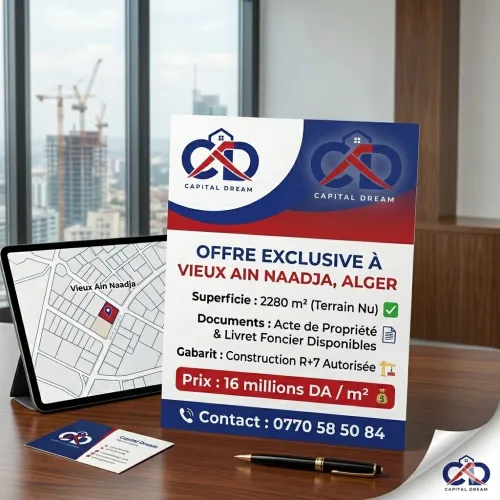 Vente Terrain Alger Ain naadja