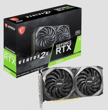 Carte graphique MSI GeForce RTX 3060 VENTUS 2X 12G OC