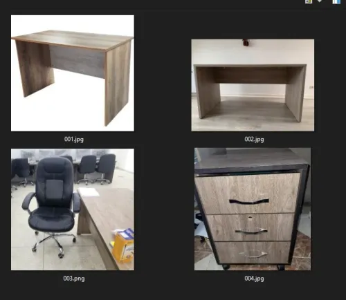 Mini Pack Bureau ( Bureau 120 x 80 + chaise PDG + Caisson )