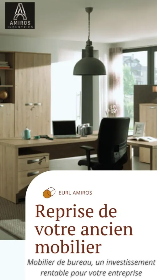 Fabrication de mobiliers de bureau et urbain