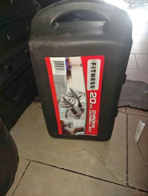 valise de musculation 20 et 15 klg