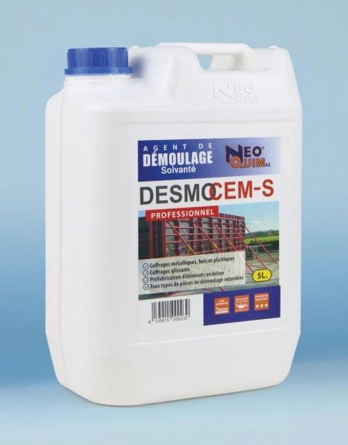 Huile de décoffrage solvanté DESMOCEM-S NEOQUIM
