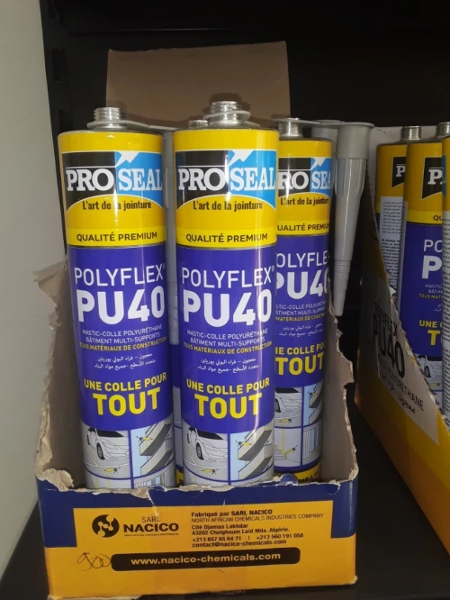 MASTIC COLLE PROSEAL PU 40 blanc / beige / gris