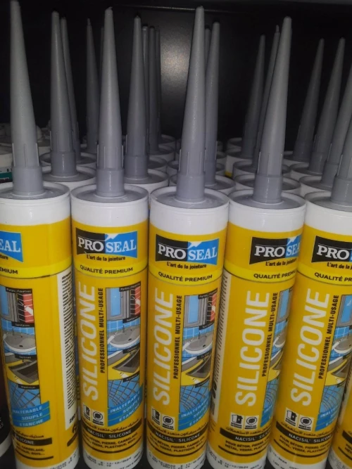 silicone proseal Blanc/ Gris/ Noir / Transparent 