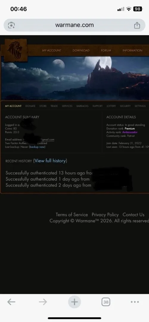 Warmane wow compte