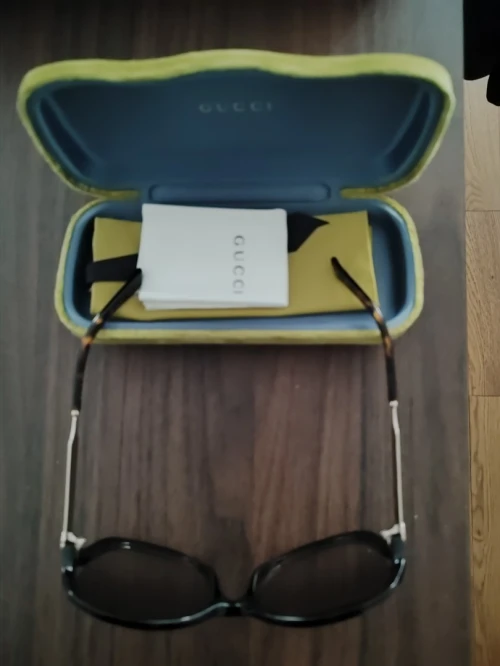 Lunette de soleil Gucci Havana/Gold