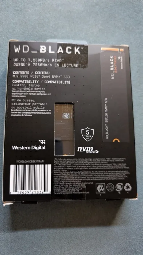 WD Black SN7100 PCIe Gen 4 NVMe SSD 1TB -- PROMOTION