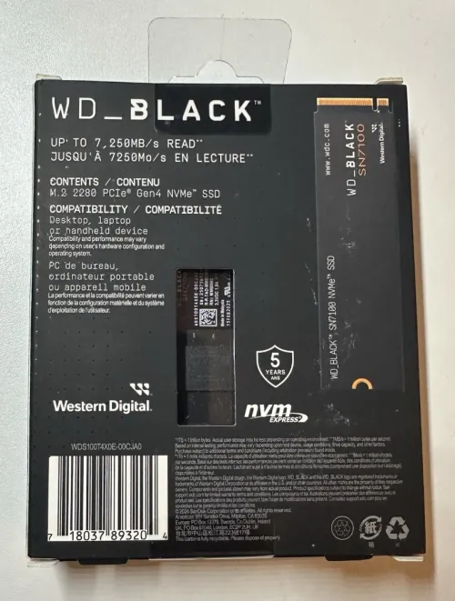 WD Black SN7100 PCIe Gen 4 NVMe SSD 1TB  -- PROMOTION