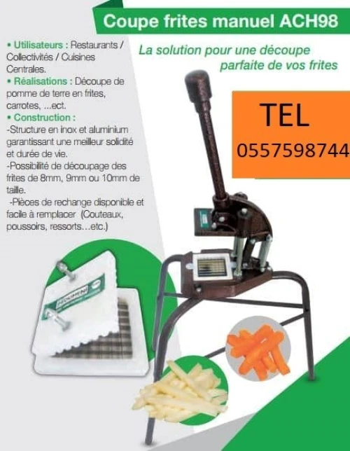 COUPE FRITES PROFESSIONEL  قاطعة البطاطس الأحترافية