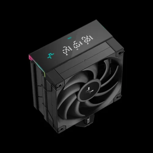 AIR COOLING DEEPCOOL AK400 DIGITAL PRO BLACK - Ventirad CPU, 4 Heatpipes, Écran Digital, ARGB