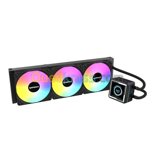 WATER COOLING Raidmax LM360BK ARGB LCD - Refroidissement Liquide 360 mm avec Écran LCD Intégré