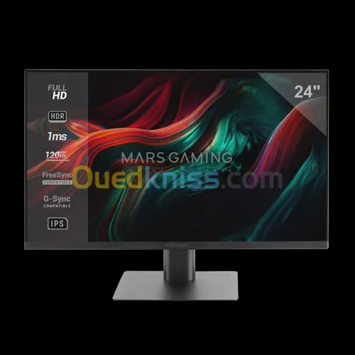 ECRAN MARS GAMING MV-24 24" 120HZ IPS 1MS FHD BLACK