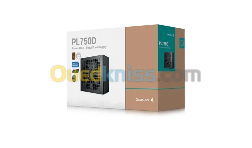 DEEPCOOL PL750D BLACK - Alimentation 750W ATX 80+ Bronze, Câbles Fixes, Haute Fiabilité
