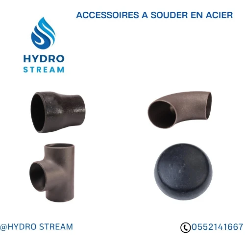 ACIER GALVA BRONZE PIECE NOIRE RACCORD COUDE Te MAMELON TUBE ACIER ÉTIRÉ _A SOUDÉ