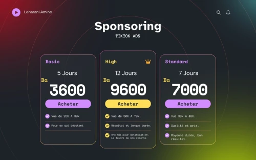 Sponsoring TikTok Ads