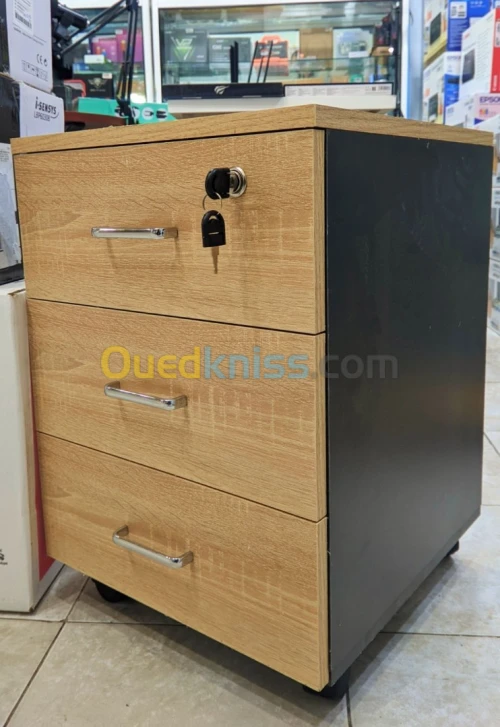 Caisson Mobile 03 Tiroirs en Mélamine 40X40X65