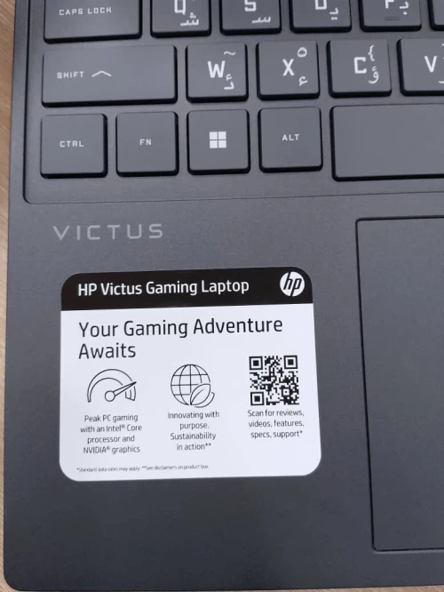 Laptop HP VICTUS i5-13em_16GO_SSD 512GB_VGA_15.6"