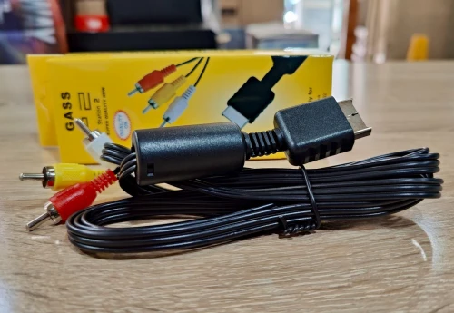 Cable Audio Video 3RCA M / PS2 - 2m