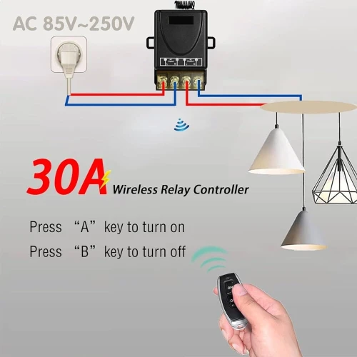 Relais 220V avec Télécommande