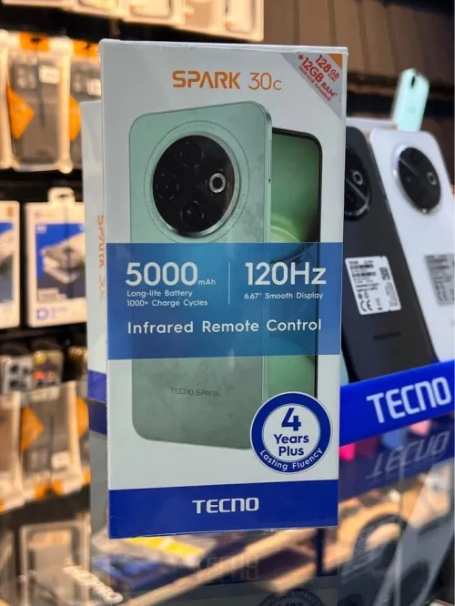 Tecno Spark 30C 128Gb - ضمان 13 شهر