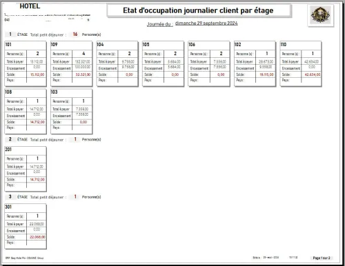 Logiciel de GESTION HÔTELIÈRE - Version Starter - برنامج لتسيير الفندقي