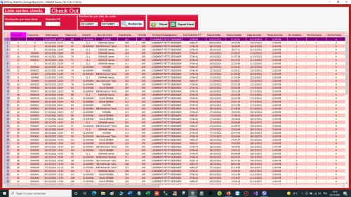 LOGICIEL GESTION HÔTELIÈRE COMPLÈTE  - برنامج لتسيير الفندقي