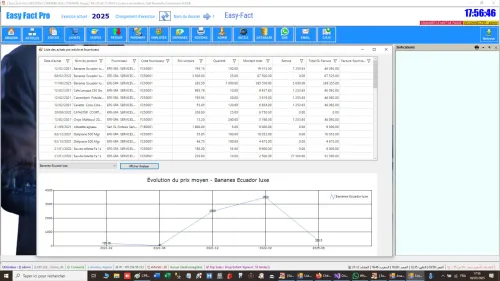 Logiciel EASY-FACT Pro - D10  - برنامج إدارة المخزون و التجارة
