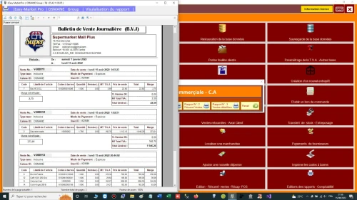 Logiciel Easy-Market Pro - Supérette - Point de vente POS - برنامج إدارة السوبرماركت