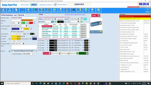 Logiciel de Gestion des stocks & commerciale D10 : Version Starter
