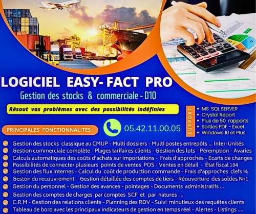 Logiciel de Gestion des stocks & commerciale D10 : Version Starter