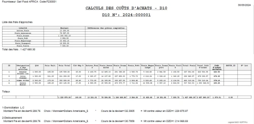 Logiciel de Gestion des stocks & commerciale D10 : Version Starter