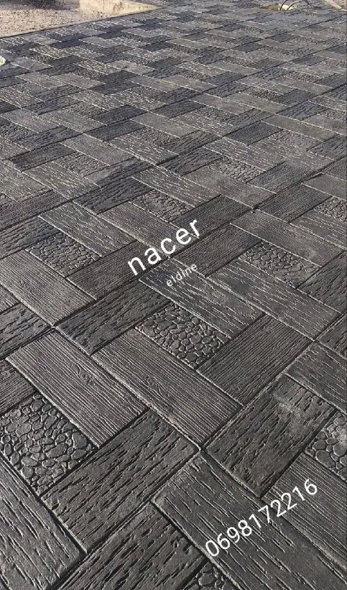 Béton imprimé 