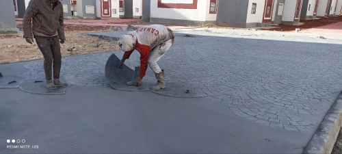 Béton imprimé 