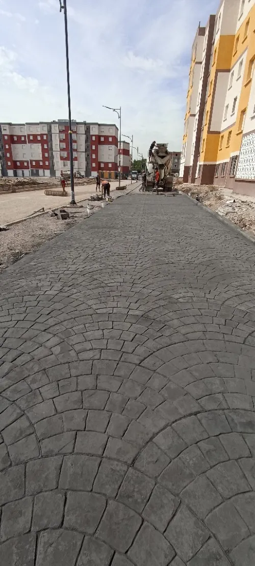 Béton imprimé 