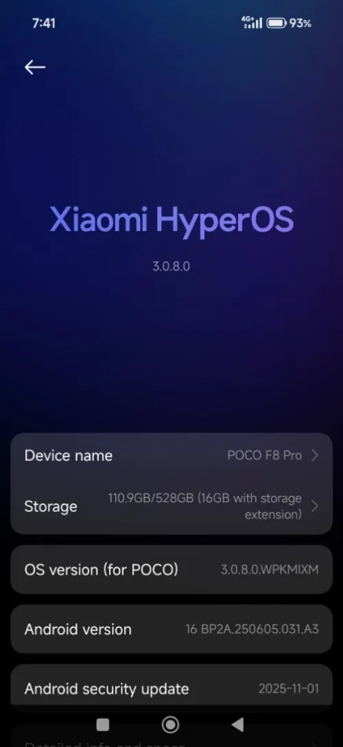 poco poco F8 Pro 12\512