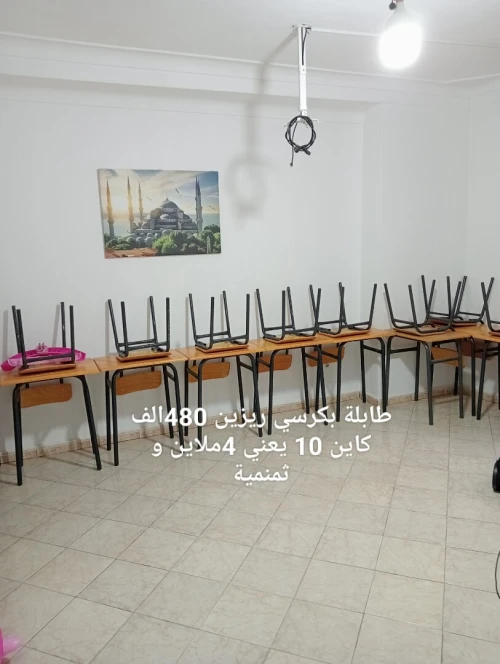 Tables individuelle resine