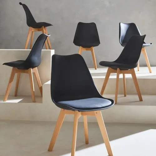 Chaises Tulipe disponible en 4 couleurs