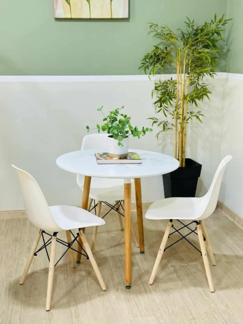 Table et chaises scandinave pour foire