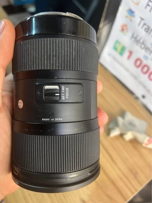 Sigma 18 35 mm 1.8 monture canon