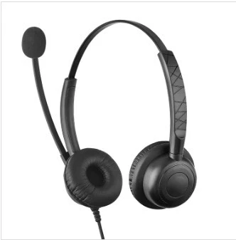 Casque téléphonique antique à réduction de bruit pour centre d'appels U25