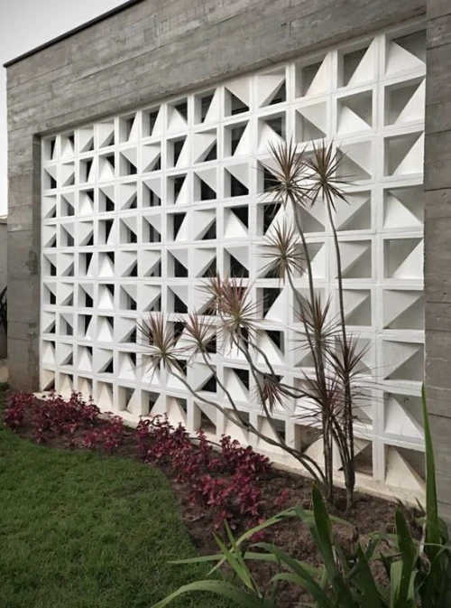 Pierre ou claustra .brise vue .حجر.ديكور .facade