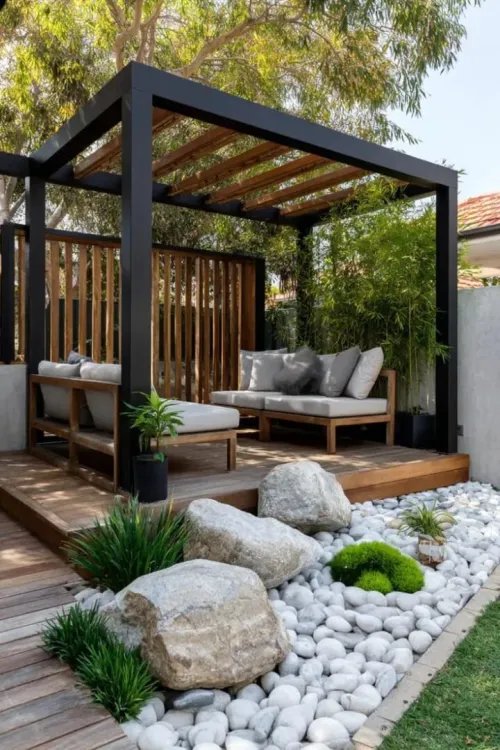 pergola structure métallique