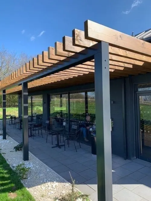 pergola structure métallique