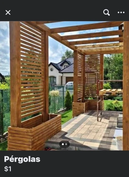 Pergolas en Bois Sur Mesure --Direct Atelier-- "Fabrication Artisanale"