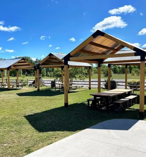 Pergola avec toile 