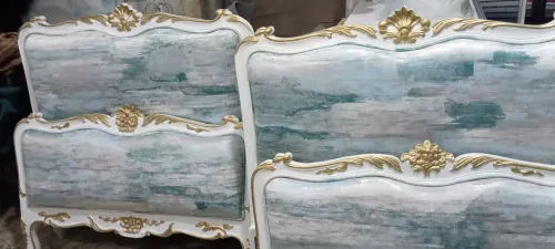 commande de chaise médaillon,  tapisserie rénovation et personnalisation cd meubles