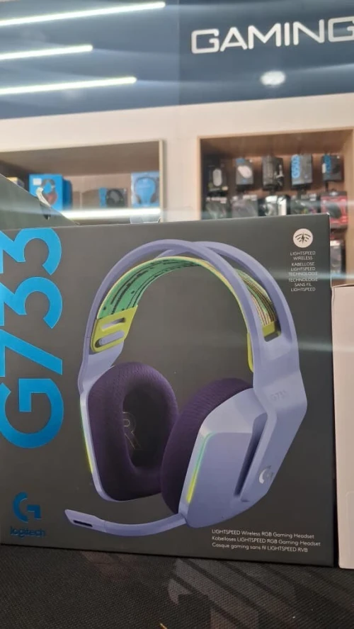 Logitech G733 LIGHTSPEED  Casque Gaming Sans Fil RGB avec Micro Détachable