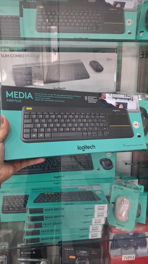 Clavier Sans Fil Logitech K400 Plus TV