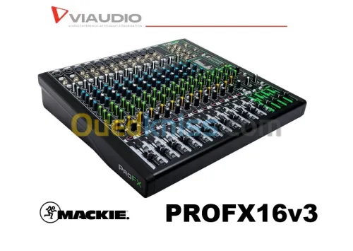 Table de mixage 16 cannaux Mackie PROFX16v3