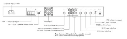 Amplificateur mélangeur ITC T-120DTB 